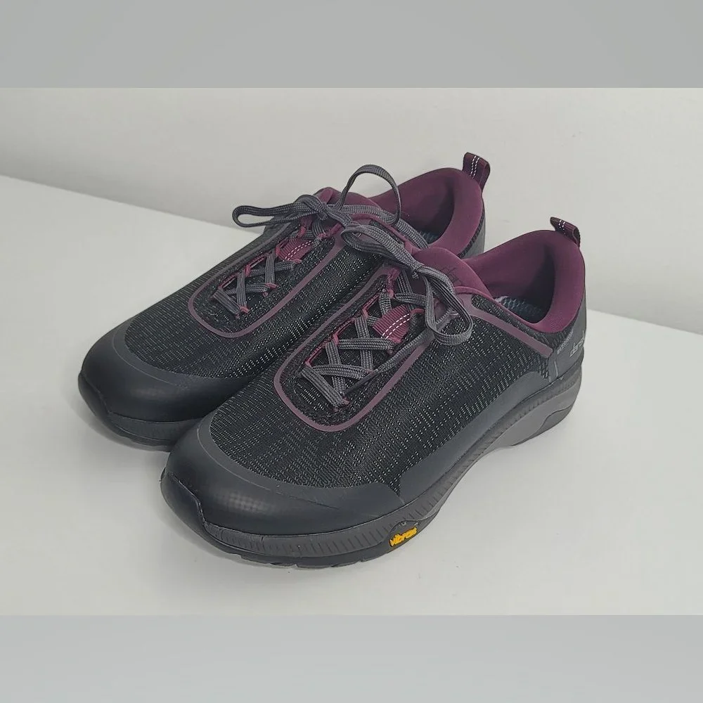 Dansko Makayla Waterproof Hiking Shoes Black Purple Mesh NEW Womens Size 6.5 |37